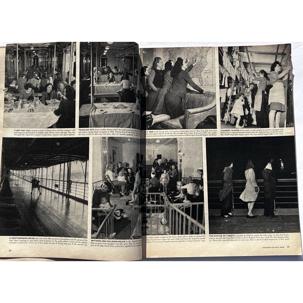 1946 LIFE MAGAZINE DOROTHY McGUIRE BATTLE OF MIDWAY DIMITRI MITROPOULOS UNO - Picture 5 of 7